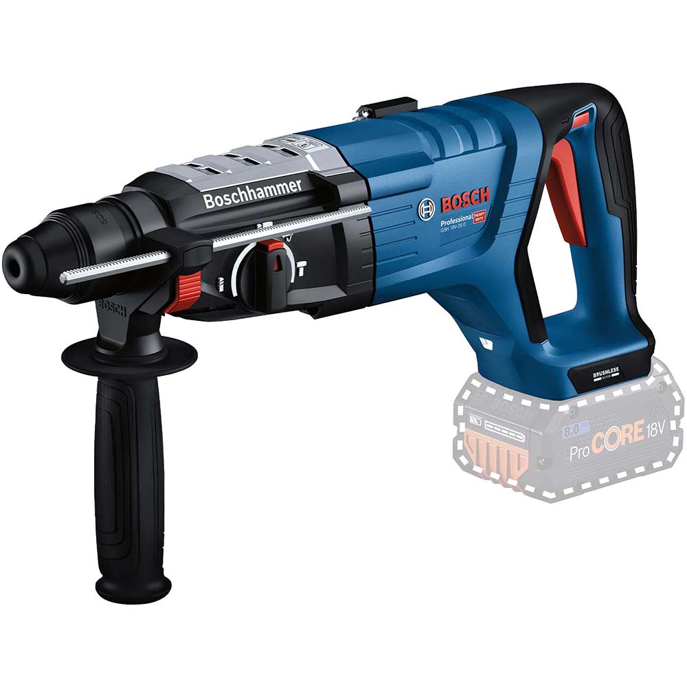 Bosch GBH 18V-28 D 18v Cordless Brushless SDS Plus Rotary Hammer Drill No Batteries No Battery Charger No Case