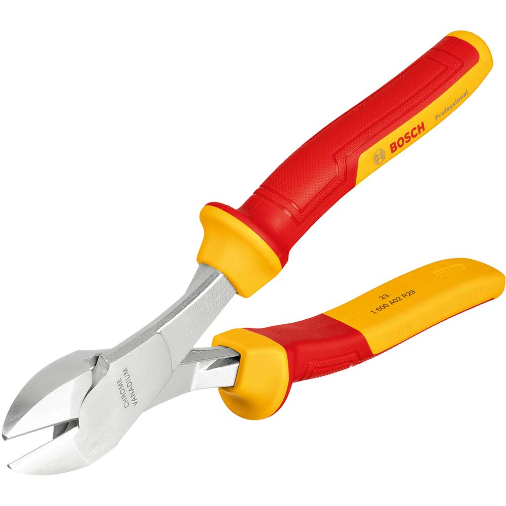 Bosch Professional VDE Insulated High Leverage Diagonal Side Cutters 200mm