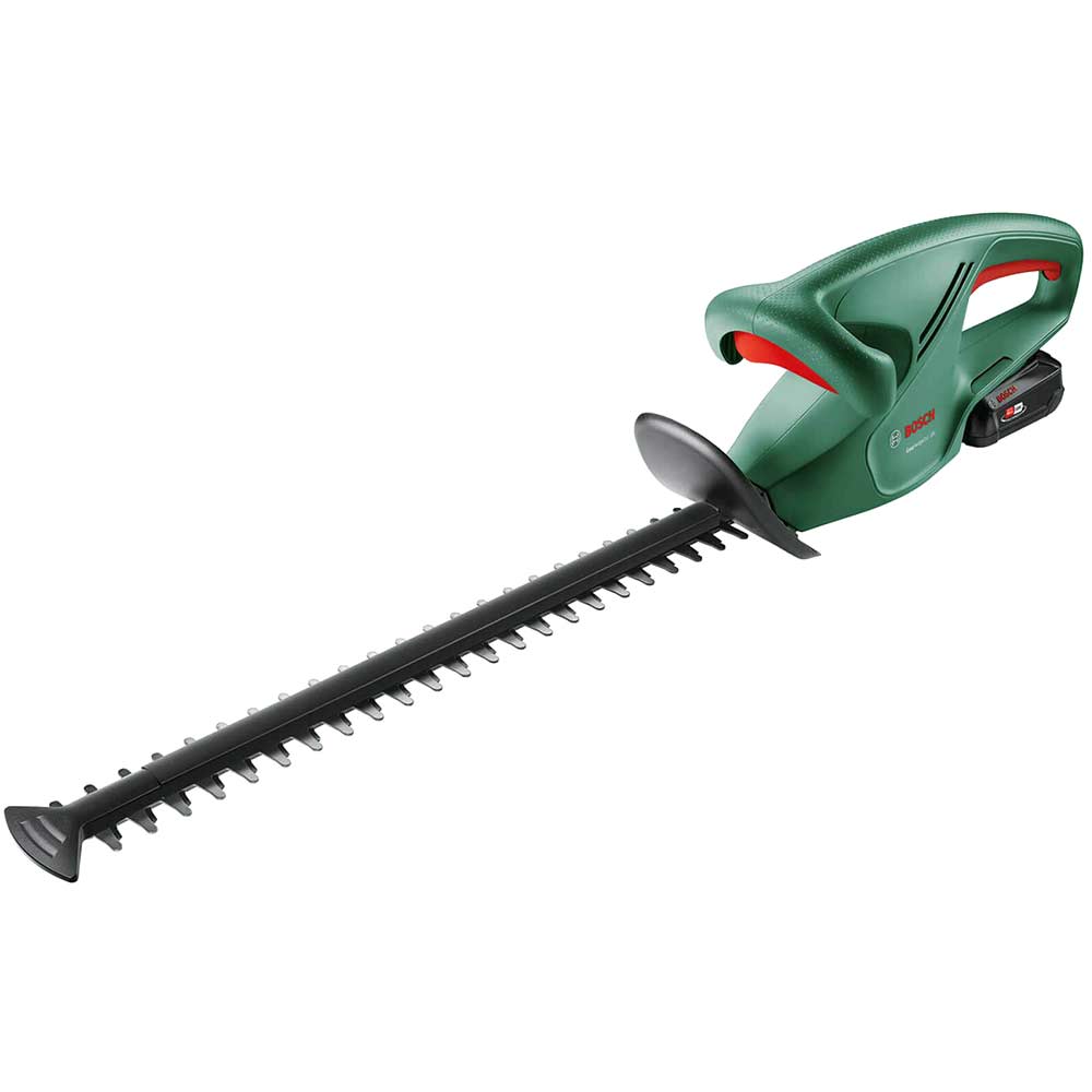Bosch EASYHEDGECUT 18-45 P4A 18v Cordless Hedge Trimmer 450mm 1 x 2ah Li-ion Battery Charger