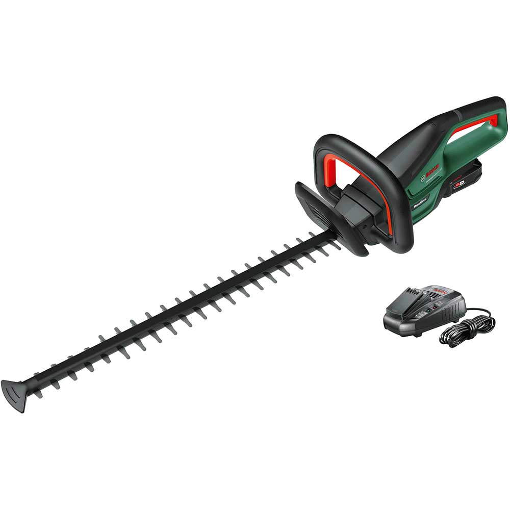 Image of Bosch UNIVERSALHEDGECUT 18V-50 18v Cordless Hedge Trimmer 500mm 1 x 2.5ah Li-ion Charger