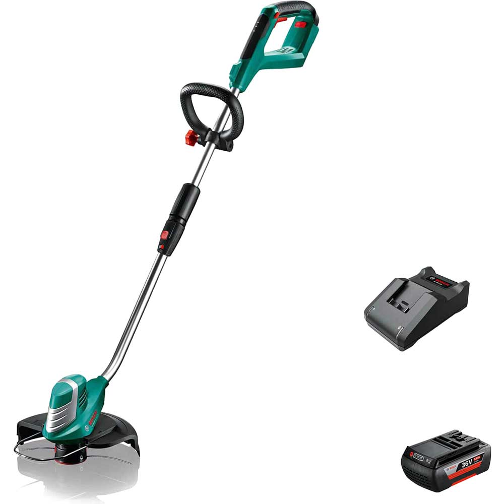 Bosch ADVANCEDGRASSCUT 36v Cordless Grass Trimmer 300mm 1 x 2ah Li-ion Charger