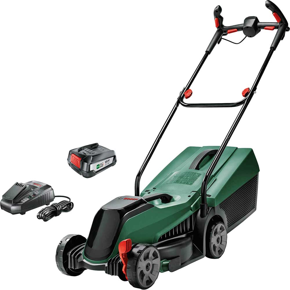 Bosch CITYMOWER 18-32 P4A 18v Cordless Rotary Lawnmower 320mm 1 x 2.5ah Li-ion Battery Charger