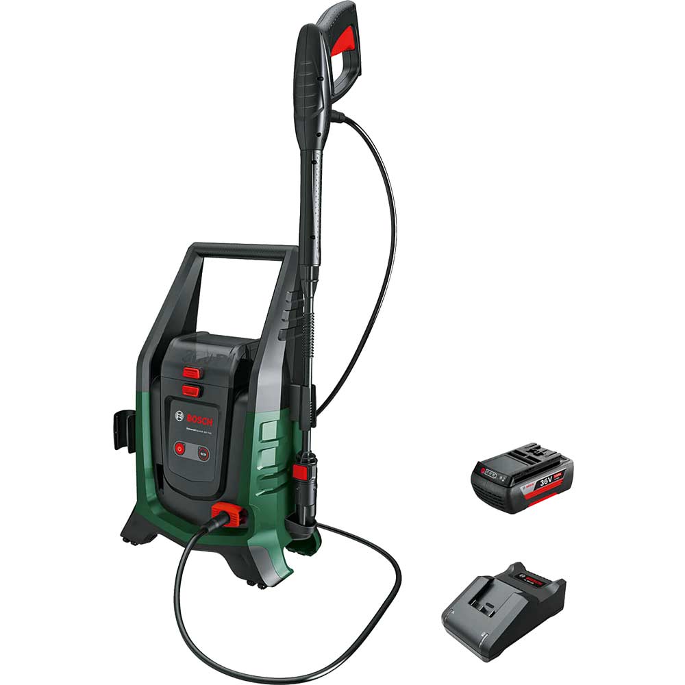 Bosch UNIVERSALAQUATAK 36V-100 36v Cordless Pressure Washer 1 x 2ah Li-ion Charger