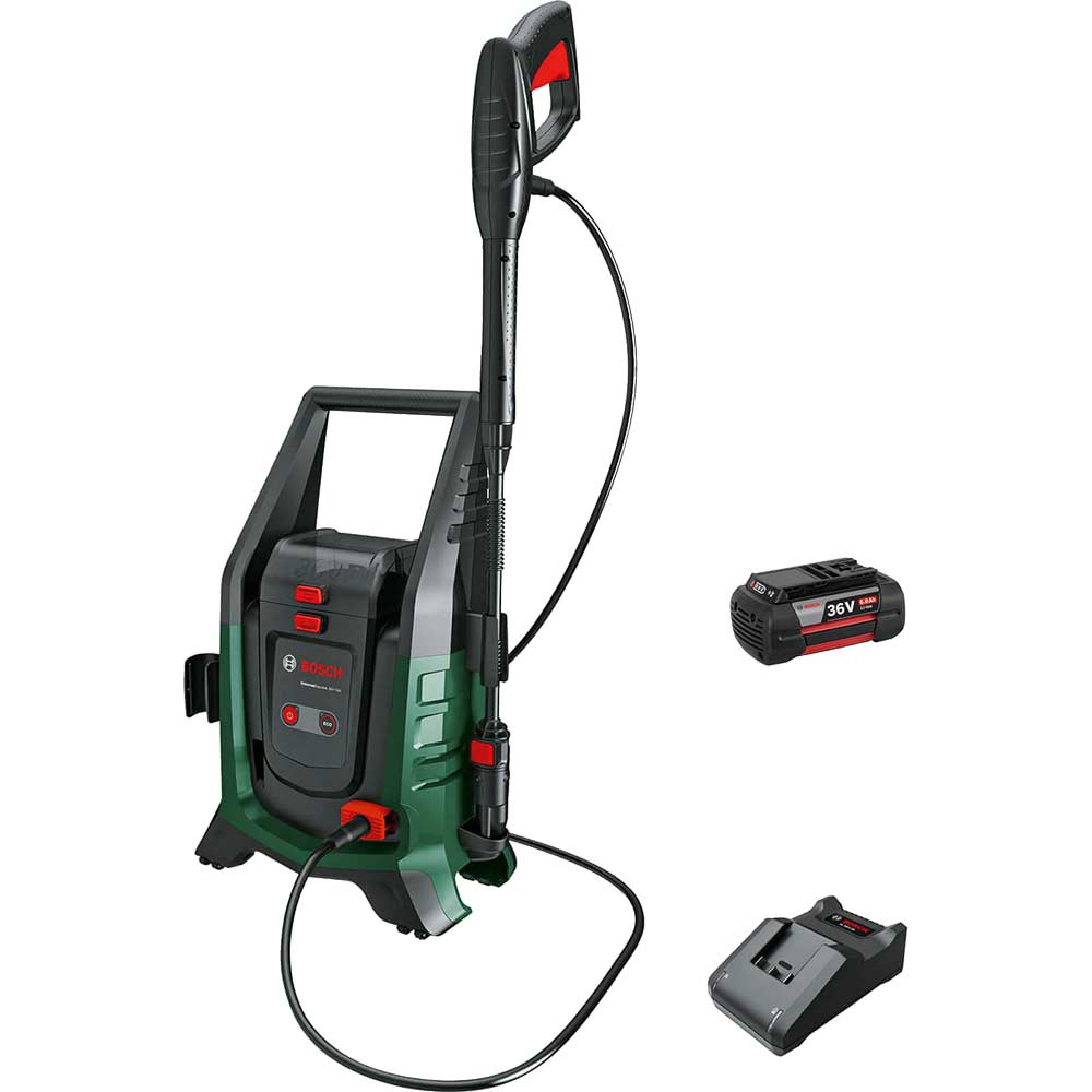 Bosch UNIVERSALAQUATAK 36V-100 36v Cordless Pressure Washer 1 x 6ah Li-ion Charger