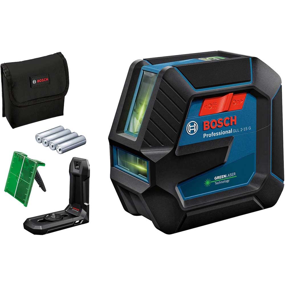 Image of Bosch GLL 2-15 G Green Beam Line Laser Level