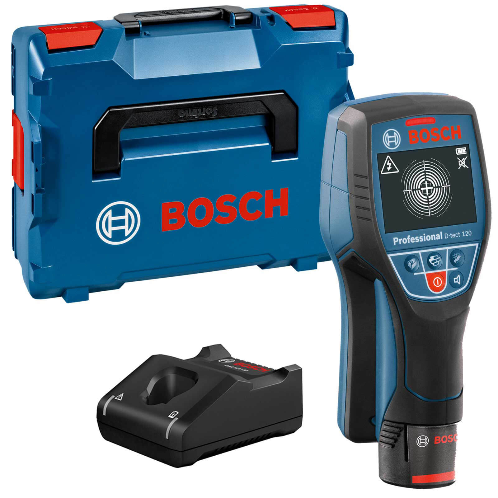 Bosch D-Tect 120 12v Cordless Digital Wall Scanner 1 x 1.5ah Li-ion Charger Case