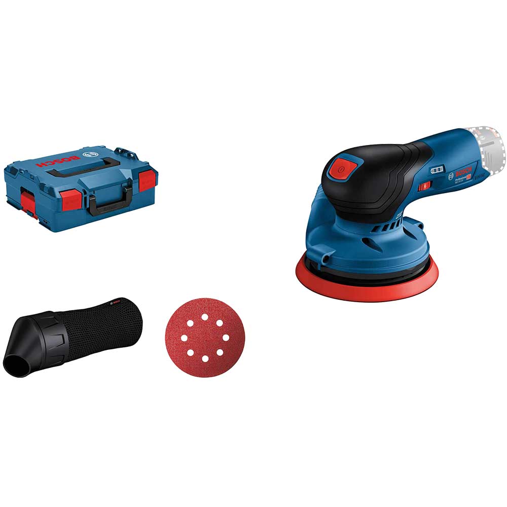 Image of Bosch GEX 12V-125 12v Cordless Brushless Random Orbital Disc Sander 125mm No Batteries No Charger Case