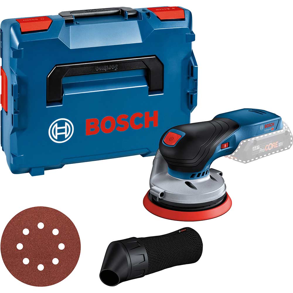 Image of Bosch GEX 18V-125 18v Cordless Brushless Random Orbital Disc Sander 125mm No Batteries No Charger Case