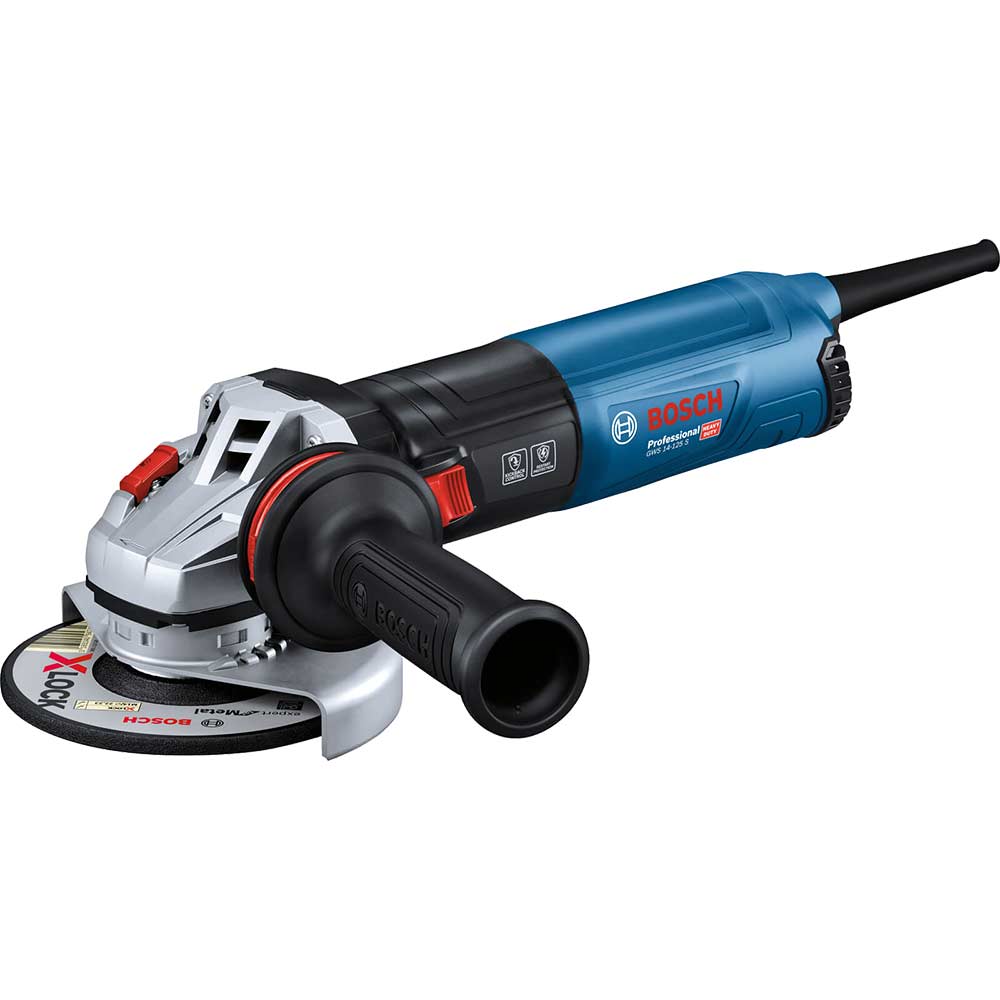 Image of Bosch GWS 14-125 S Angle Grinder 125mm 240v