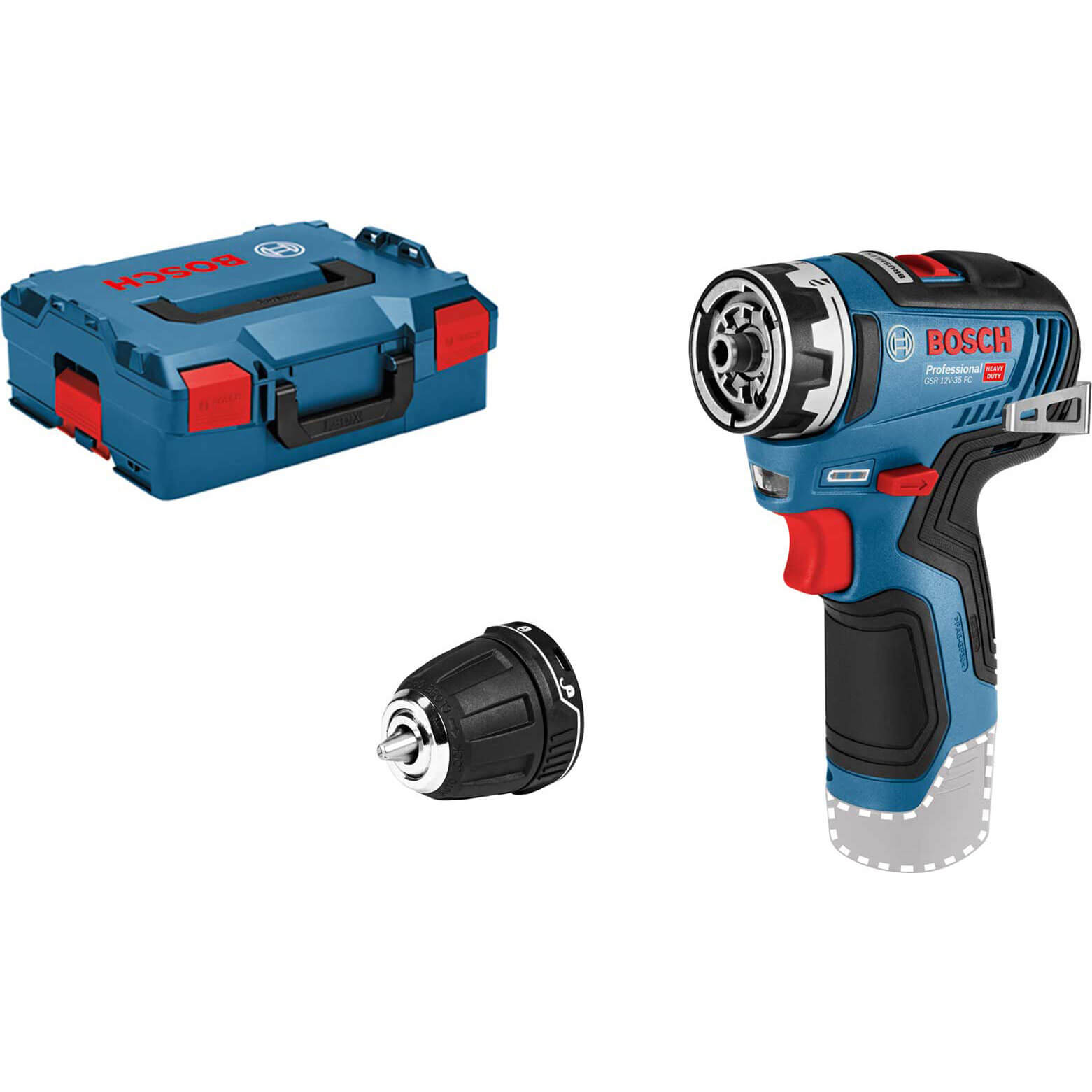 Image of Bosch GSR 12V-35 FC 12v Cordless Brushless Drill Driver No Batteries No Charger Case