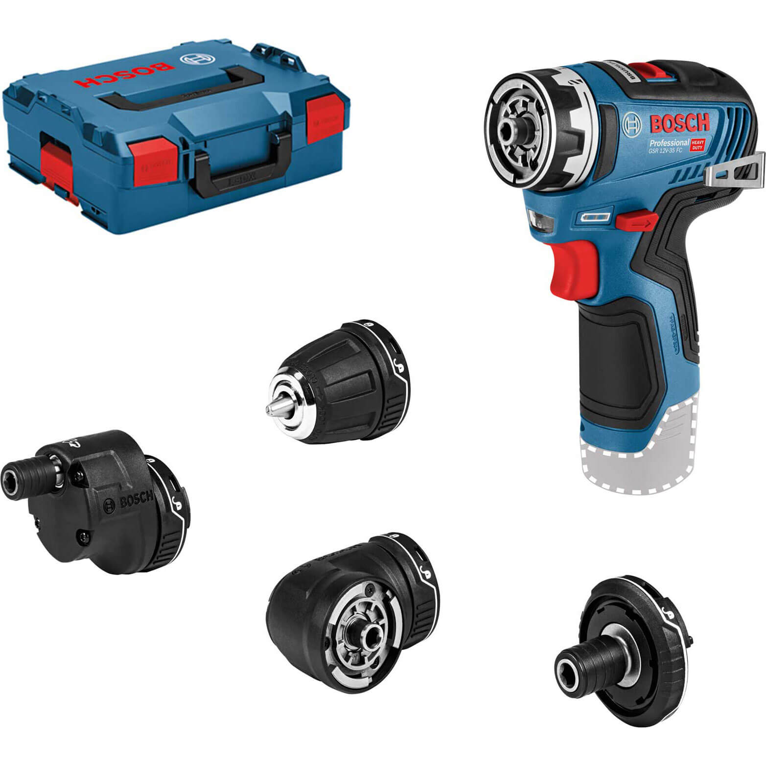 Image of Bosch GSR 12V-35 FC 12v Cordless Brushless Drill Driver No Batteries No Charger Case & Accessories