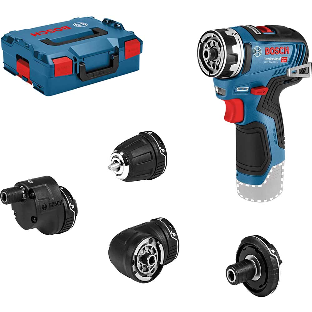 Image of Bosch GSR 12V-35 FC 12v Cordless Brushless Drill Driver No Batteries No Charger Case & Accessories