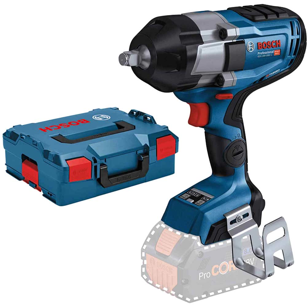 Image of Bosch GDS 18V-1000 C BITURBO 18v Brushless 1/2" Impact Wrench No Batteries No Charger Case