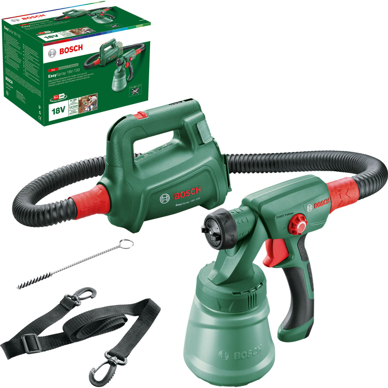 Image of Bosch EASYSPRAY 18V-100 18v Cordless Paint Spray System No Batteries No Charger No Case