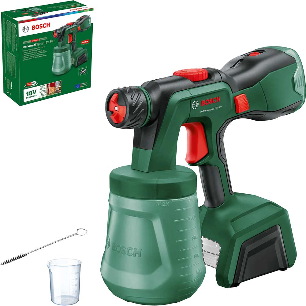 Bosch UNIVERSALSPRAY 18V-300 P4A 18v Cordless Paint Spray System No Batteries No Battery Charger No Case