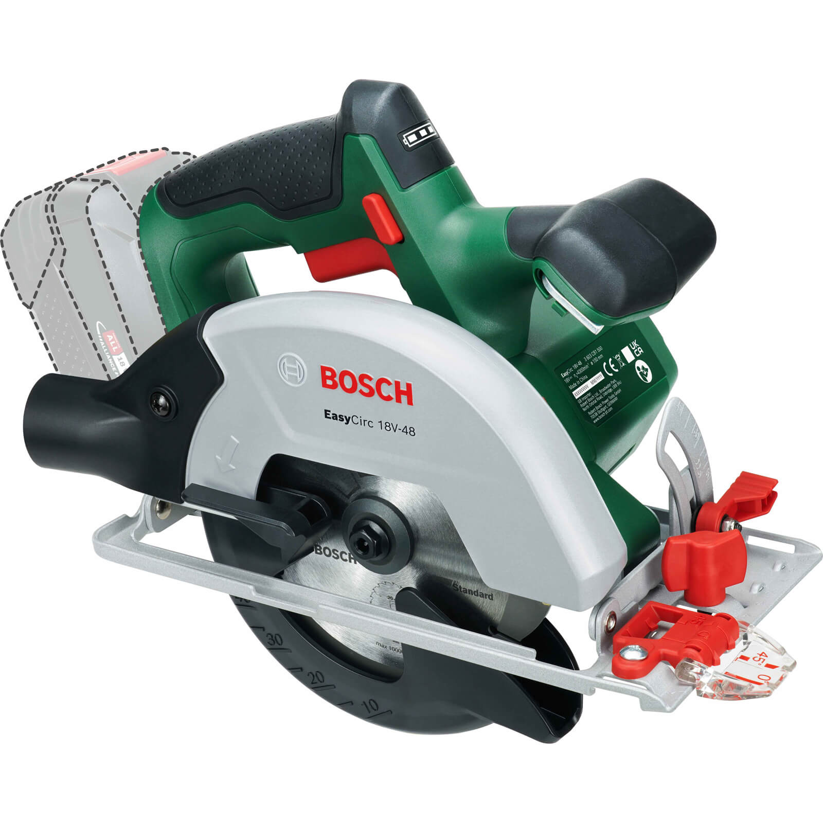 Bosch EASYCIRC 18V-48 18v P4A Cordless Circular Saw 150mm No Batteries No Charger No Case