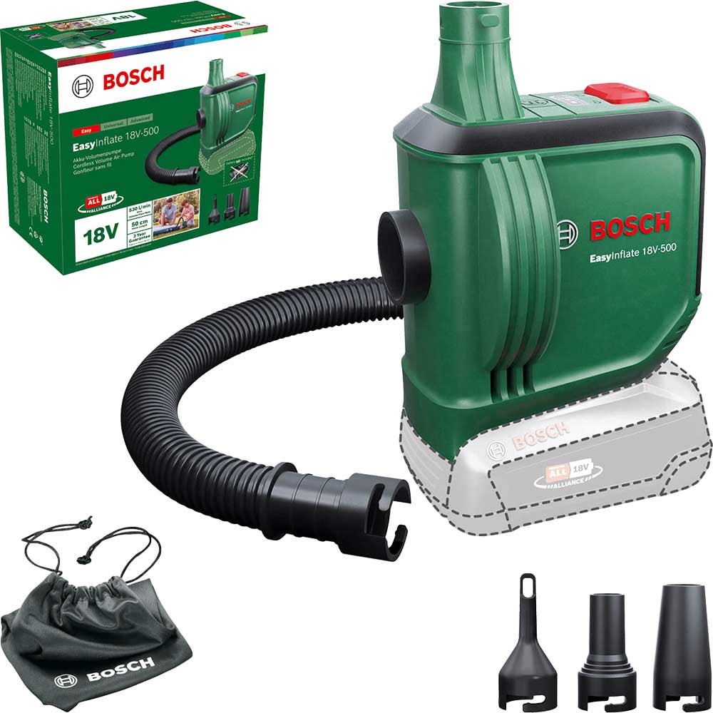 Bosch EASYINFLATE 18V-500 P4A 18v Cordless Air Pump No Batteries No Charger