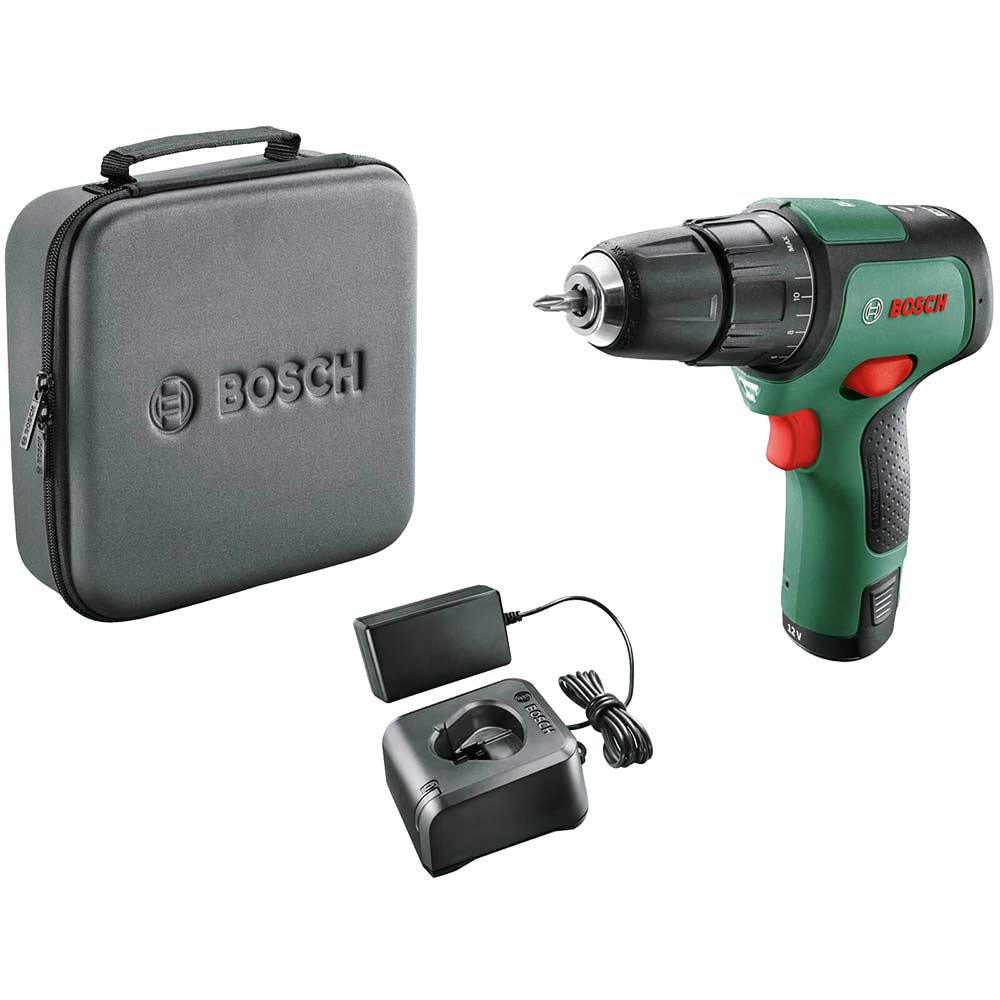 Bosch EASYIMPACT 12v Cordless Brushless Combi Drill 1 x 1.5ah Li-ion Charger Bag