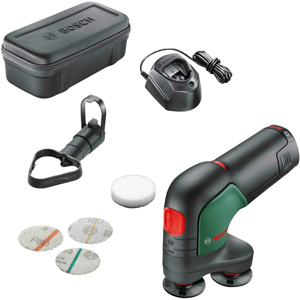 Bosch EASYCURVSANDER 12v Cordless Adaptable Sander 1 x 2.5ah Li-ion Battery Charger Bag