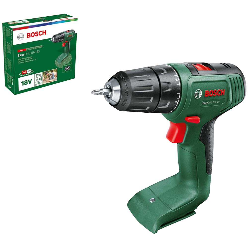 Bosch EASYDRILL 18V-40 P4A 18v Cordless Drill Driver No Batteries No Battery Charger No Case