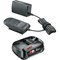 Bosch Genuine GREEN P4A 18v Cordless Li-ion Battery 2ah and Standard Charger  Bosch Genuine GREEN P4A 18v Cordless Li-ion Battery 2ah and Standard Charger
