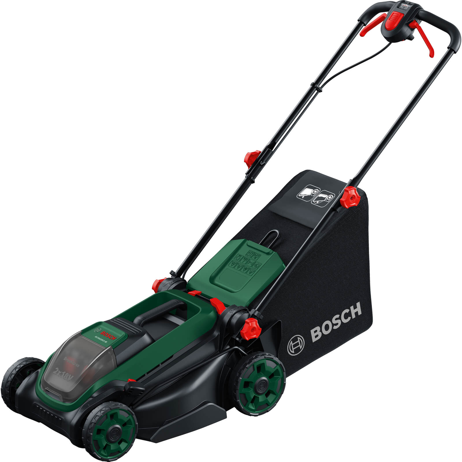 Bosch ROTAK 18V2-38 P4A 36v Cordless Brushless Rotary Lawnmower 380mm No Batteries No Charger