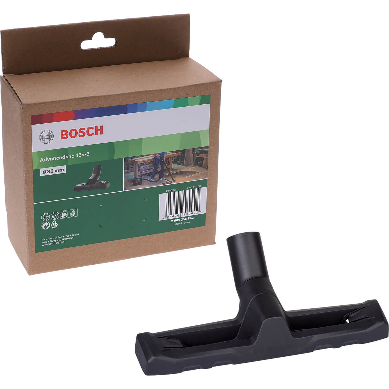 Bosch Floor Tool Nozzle for ADVANCEDVAC 18V-8 Vacuum Cleaner