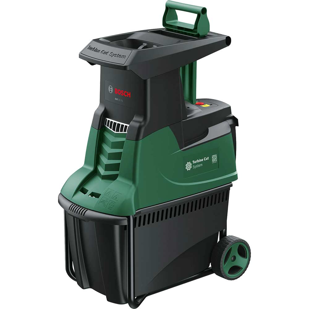 Bosch AXT 25 TC Turbine Cutting 3 in 1 Garden Shredder FREE Safety Maintenance Kit & Loppers Worth £88