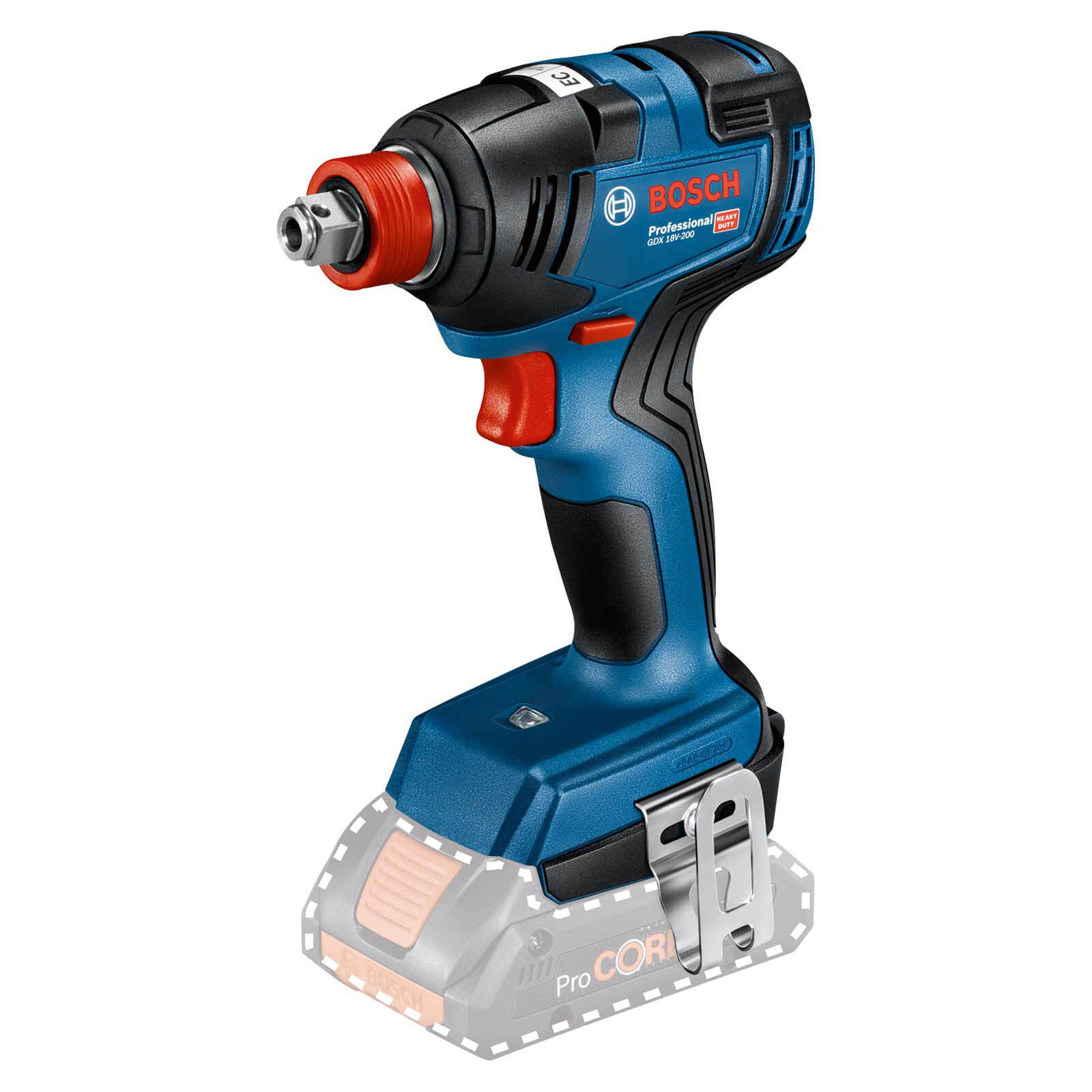 Image of Bosch GDX 18V-200 18v Cordless Brushless Impact Driver / Wrench No Batteries No Charger No Case