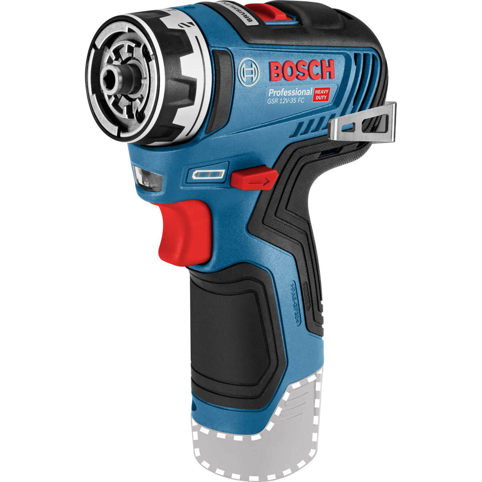 Image of Bosch GSR 12V-35 FC 12v Cordless Brushless Drill Driver No Batteries No Charger No Case