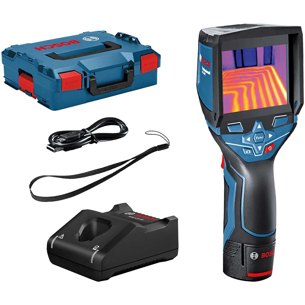 Bosch GTC 400 C 12v Thermal Imaging Camera 1 x 2ah Li-ion Charger Case
