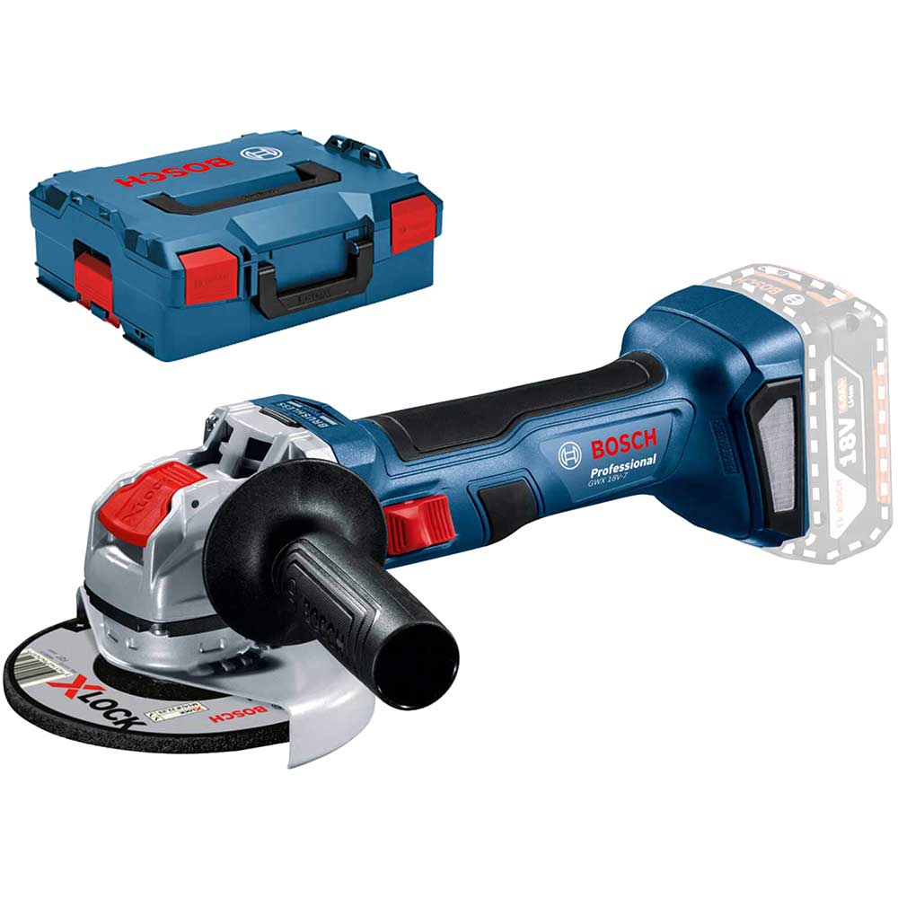 Bosch GWX 18V-7 X Lock 18v Cordless Angle Grinder 115mm No Batteries No Charger Case