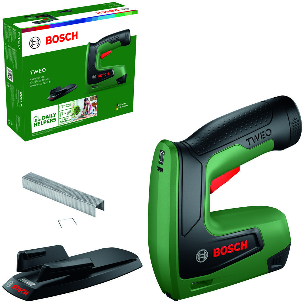 Bosch TWEO 4v Cordless Stapler 1 x 2ah Li-ion No Charger No Case