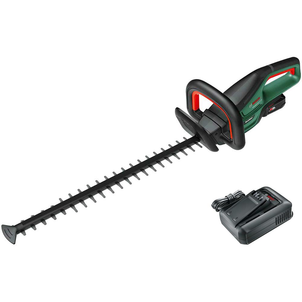 Bosch Universalhedgecut 18v-55 P4a 18v Cordless Hedge Trimmer 550mm 1 X 2.5ah Li-ion Battery Charger