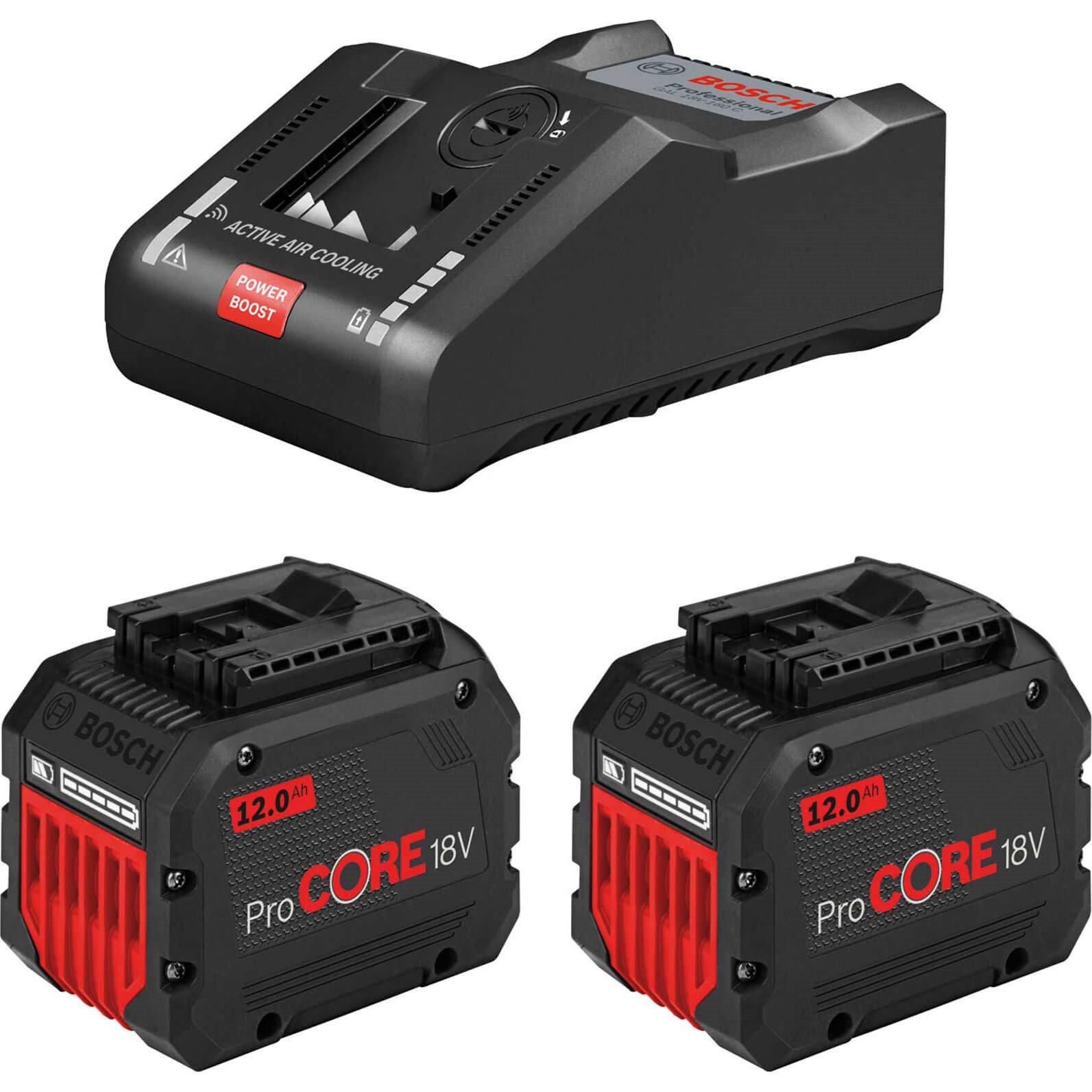 Bosch Genuine BLUE 18v Cordless ProCORE Li-ion Battery 12ah and Charger