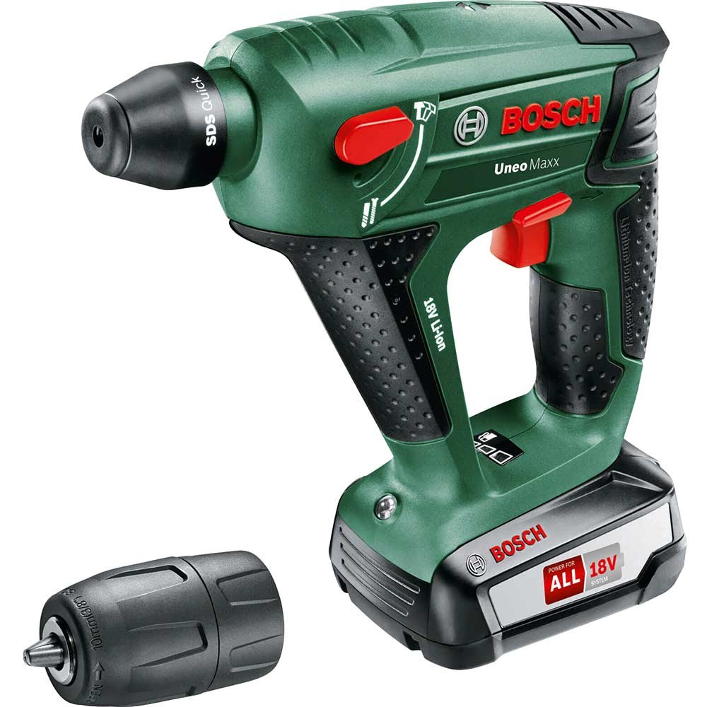 Sudán sexo harto Bosch UNEO MAXX 18 LI 18v Cordless Rotary Hammer Drill | SDS Drills