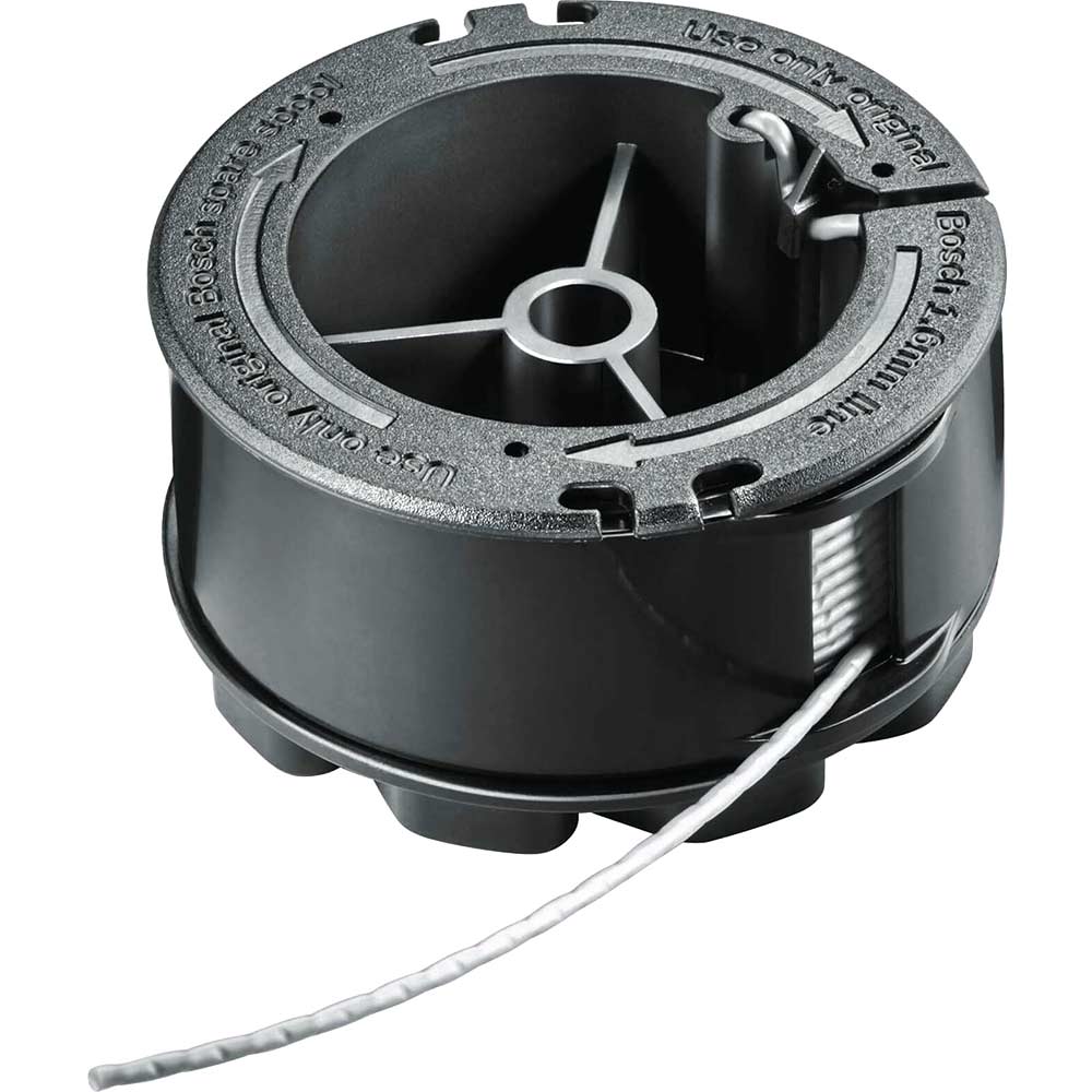 Click to view product details and reviews for Bosch Genuine Spool And Line For Universalgrasscut Grass Trimmers 16mm 6m.