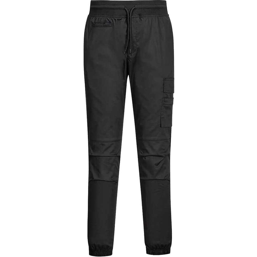 Portwest MeshAir Stretch Fit Kitchen Joggers Black M 31