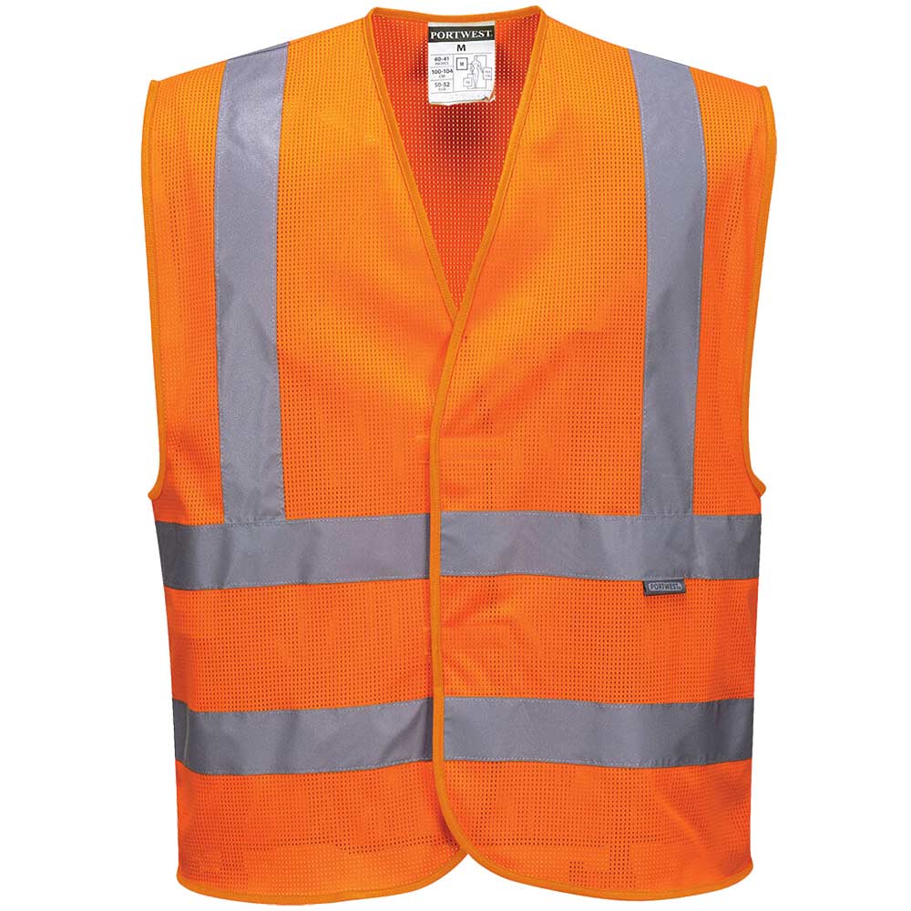 Image of Portwest Hi Vis MeshAir Band and Brace Vest Orange 4XL / 5XL