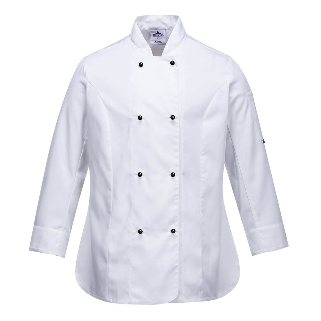Image of Portwest Rachel Womens Chefs Long Sleeve Jacket White M