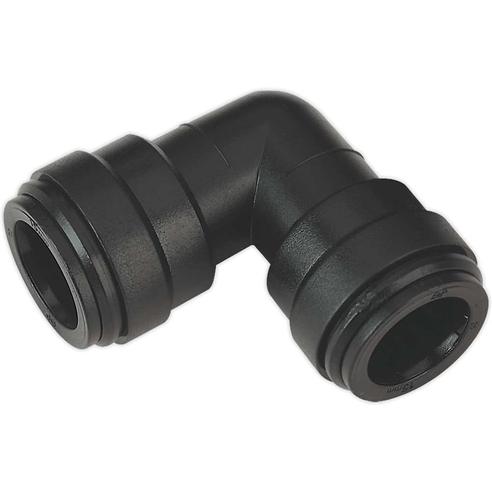Sealey Equal Elbow Air Line Fitting for John Guest Speedfit Systems 15mm Pack of 5