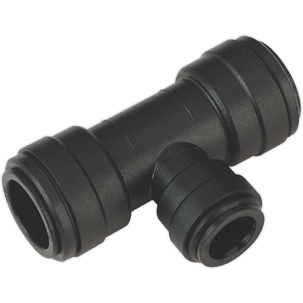 Sealey 22mm - 15mm Reducing Tee for John Guest Speedfit Systems Pack of 5