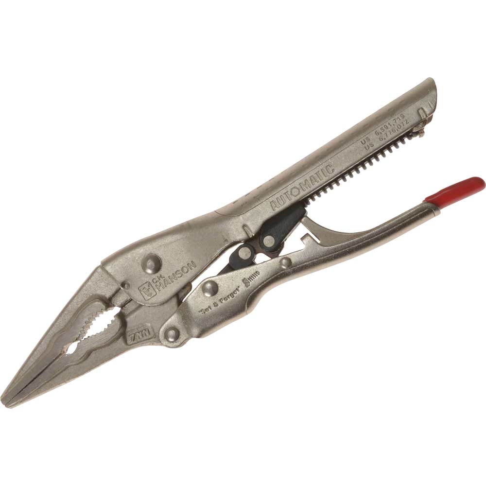 C H Hanson Automatic Locking Needle Nose Pliers Locking Pliers