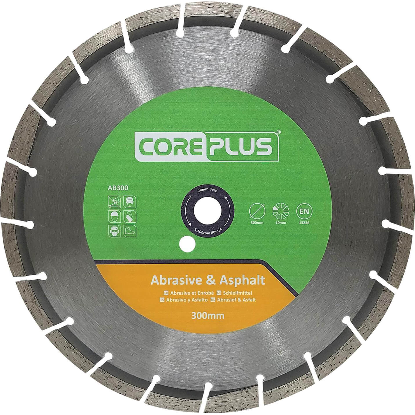 Image of Coreplus Abrasive and Asphalt Diamond Blade 300mm 2.8mm 20mm