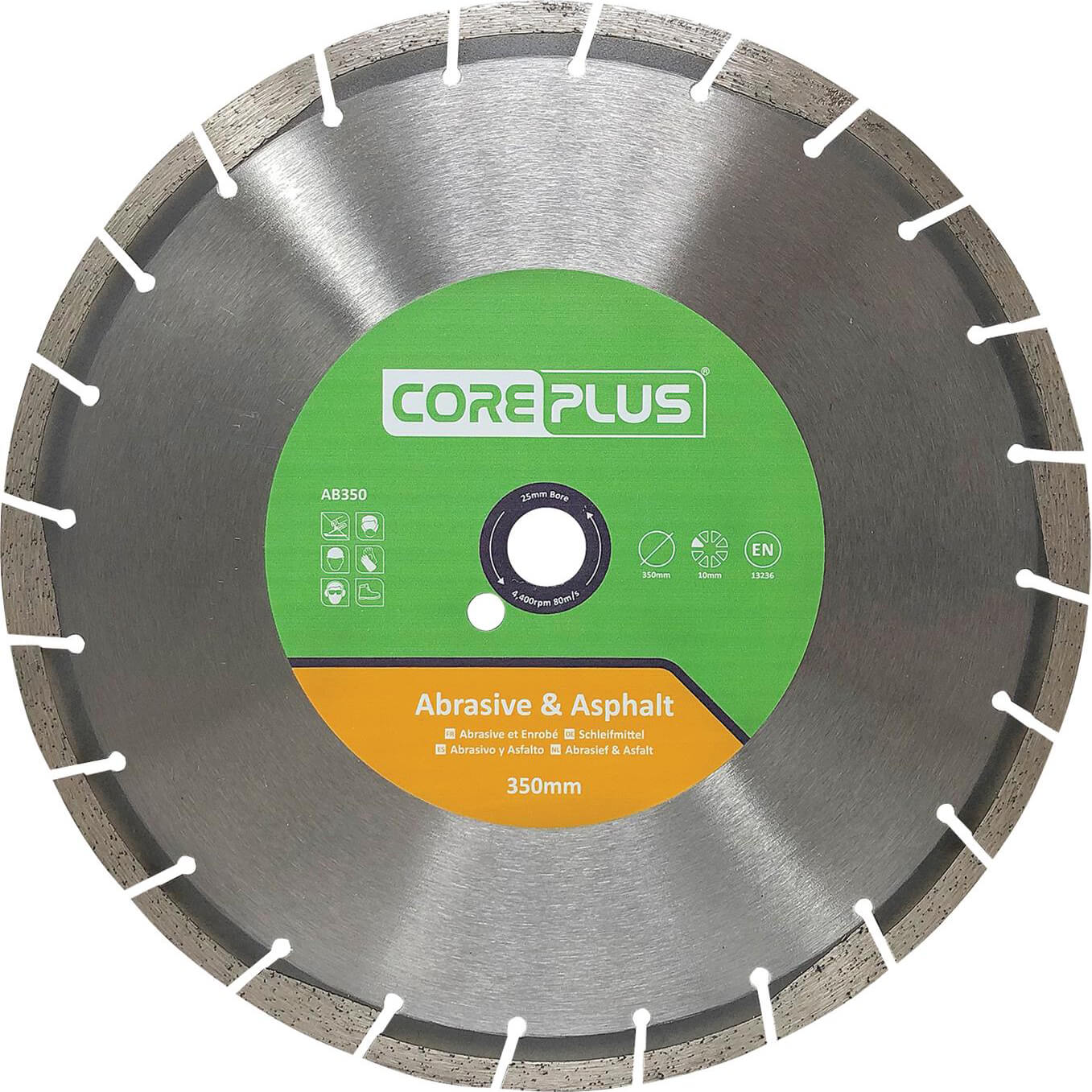 Image of Coreplus Abrasive and Asphalt Diamond Blade 350mm 3mm 25.4mm