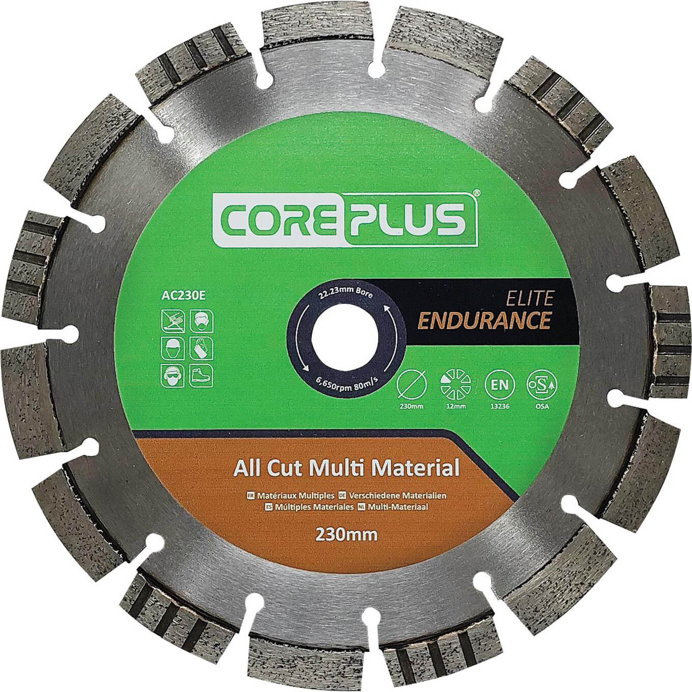 Photos - Cutting Disc Coreplus Elite All Cut Multi Material Diamond Blade 230mm 2.6mm 22mm DBAC2