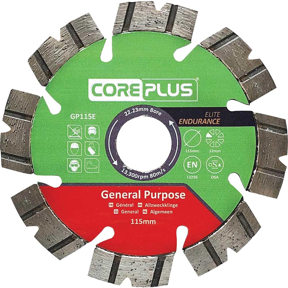 Image of Coreplus Elite General Purpose Diamond Blade 115mm 2.3mm 22mm