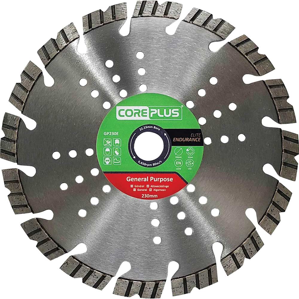 Photos - Cutting Disc Coreplus Elite General Purpose Diamond Blade 230mm 2.6mm 22mm DBGP230E