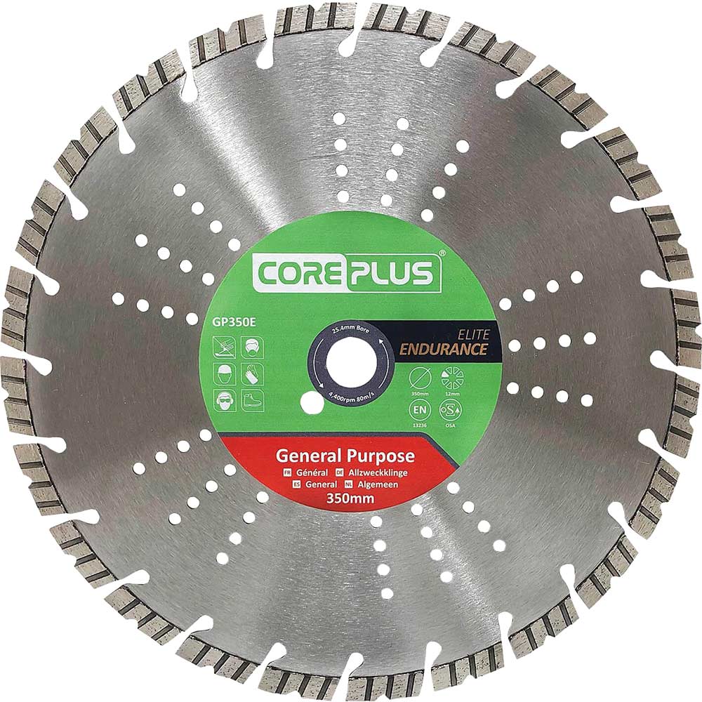 Image of Coreplus Elite General Purpose Diamond Blade 350mm 3mm 25.4mm