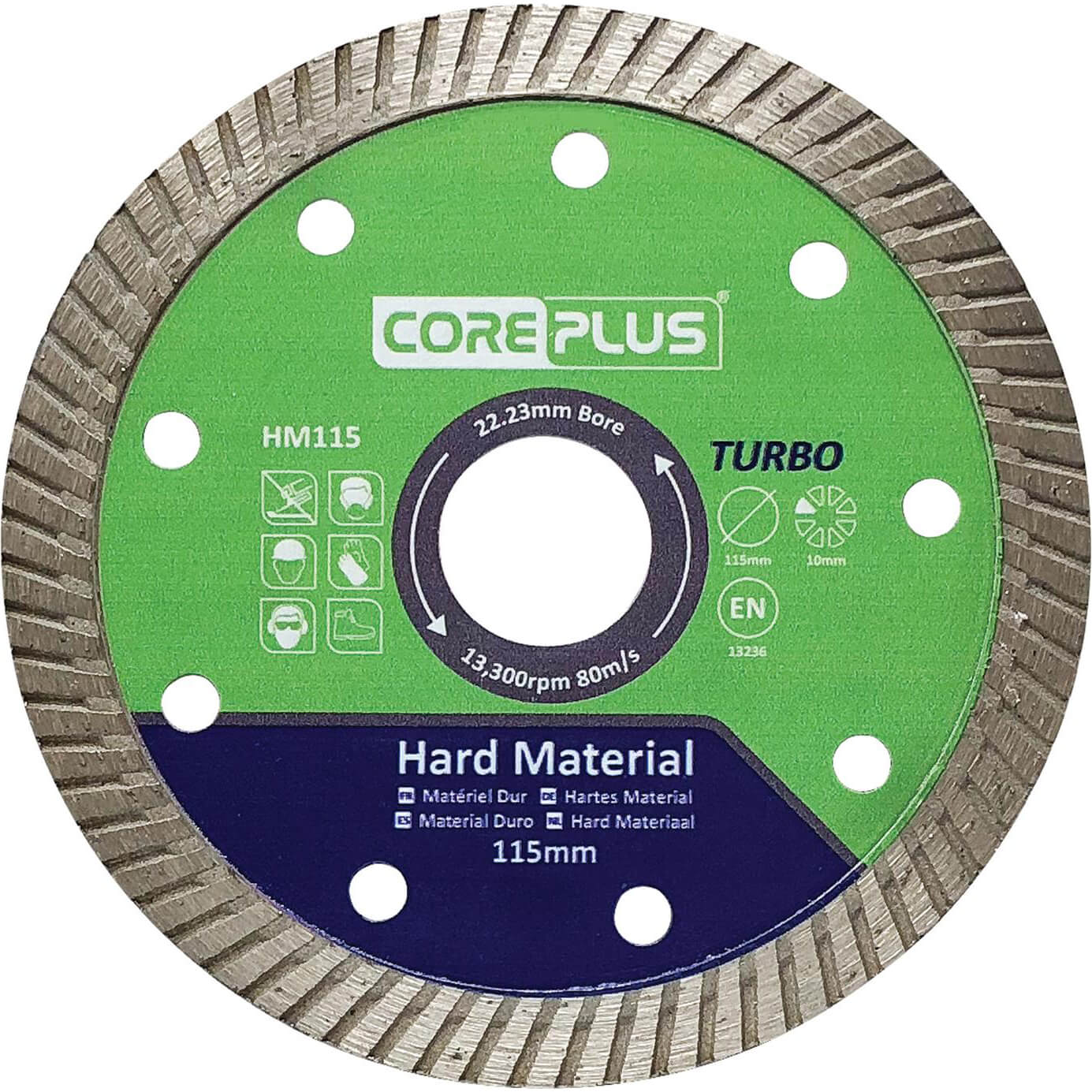 Image of Coreplus Hard Material Turbo Diamond Blade 115mm 2.3mm 22mm
